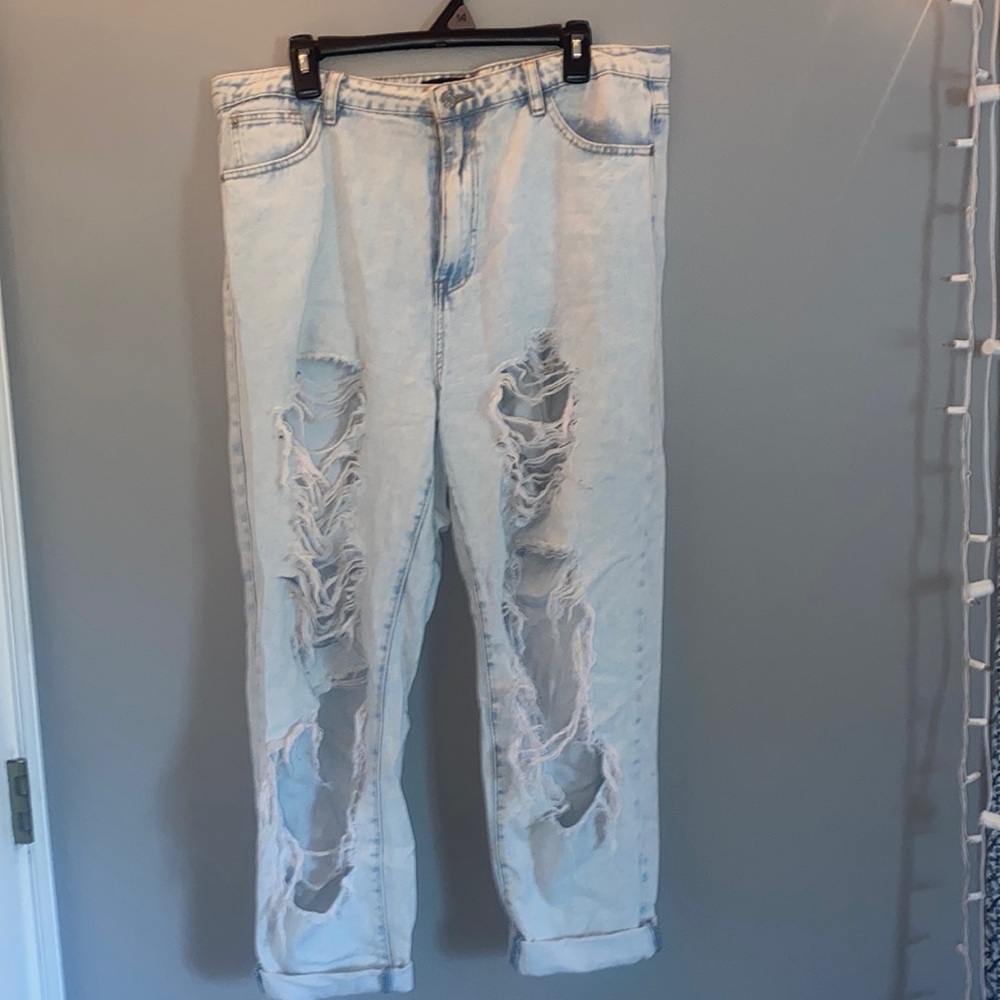 Missguided high rise mom jeans